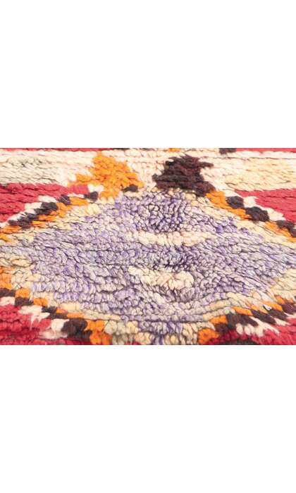 5 x 8 Vintage Red Boujad Moroccan Rug 20386