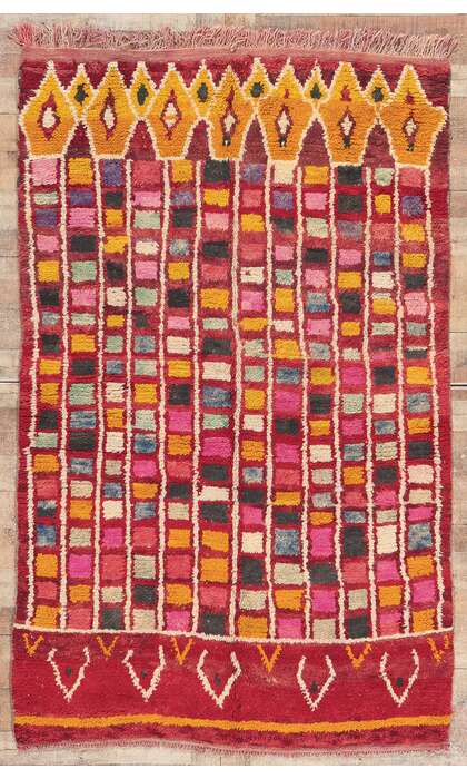 5 x 8 Vintage Rehamna Moroccan Rug 20259
