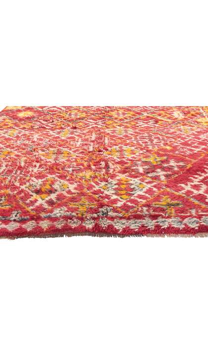 6 x 10 Vintage Red Beni MGuild Moroccan Rug 20944