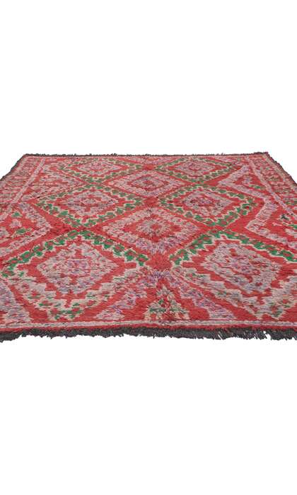 6 x 8 Vintage Red Talsint Moroccan Rug 20208