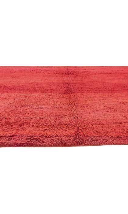 7 x 11 Vintage Red Beni Mrirt Moroccan Rug 21017