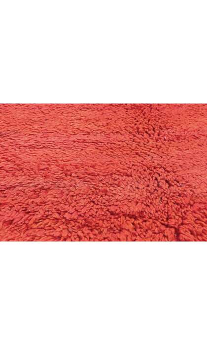 7 x 11 Vintage Red Beni Mrirt Moroccan Rug 21017