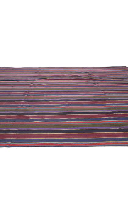 10 x 11 Vintage Turkish Striped Kilim Rug 60803