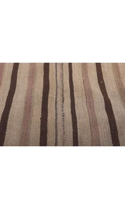 7 x 10 Vintage Turkish Striped Kilim Rug 60802