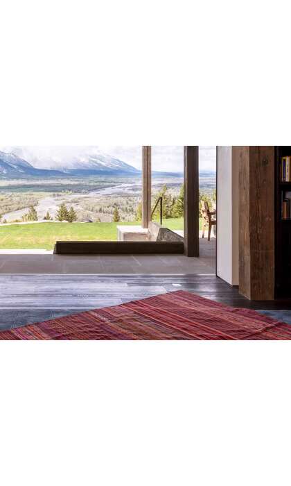 8 x 11 Vintage Turkish Striped Kilim Rug 60801