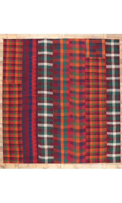11 x 12 Preppy Vintage Tartan Plaid Rug 60804