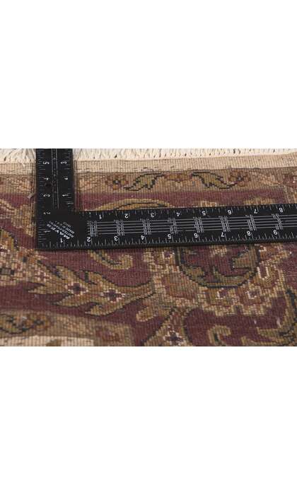 4 x 6 Earth-Tone Vintage Indian Rug 78692