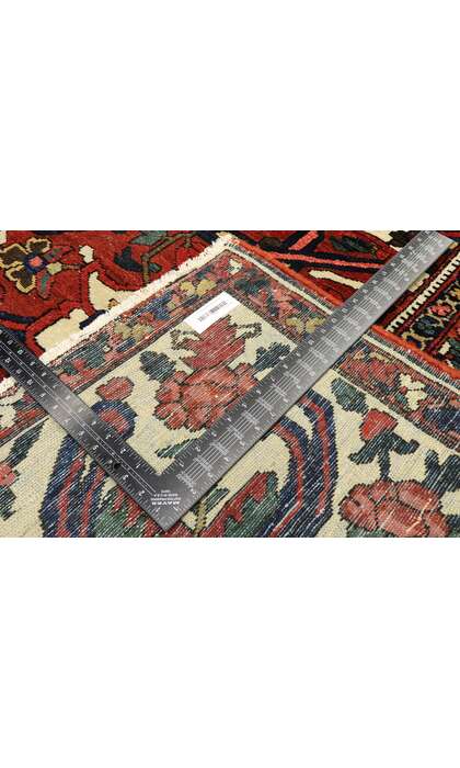 13 x 17 Antique Persian Bakhtiari Rug 76757