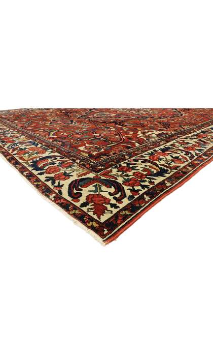 13 x 17 Antique Persian Bakhtiari Rug 76757