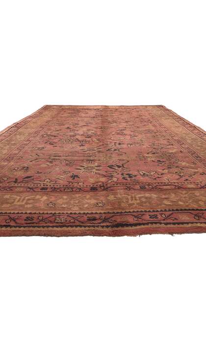 10 x 19 Antique Irish Donegal Rug 73478