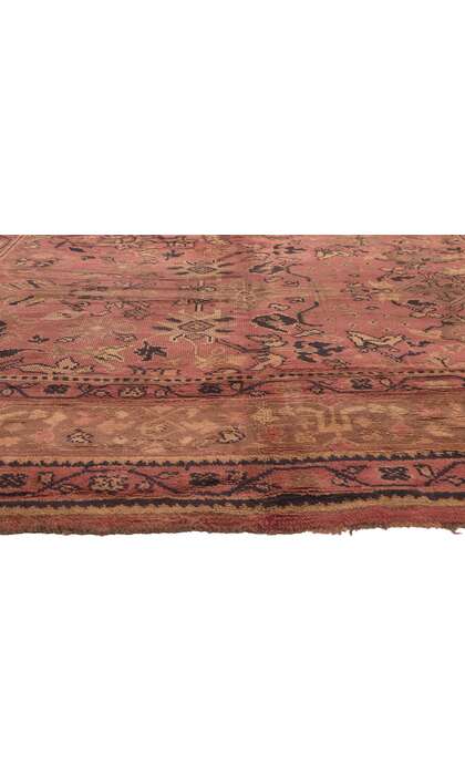 10 x 19 Antique Irish Donegal Rug 73478