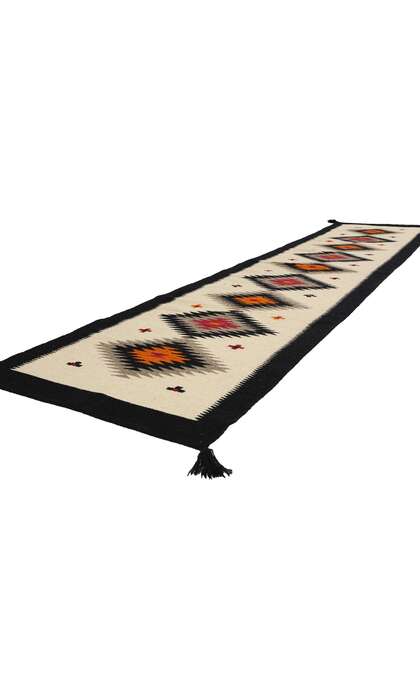 3 x 12 Southwest Modern Ganado Beige Navajo-Style Rug Runner 81049