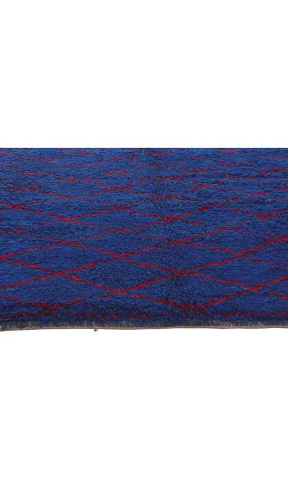 6 x 10 Vintage Blue Beni MGuild Moroccan Rug 20934