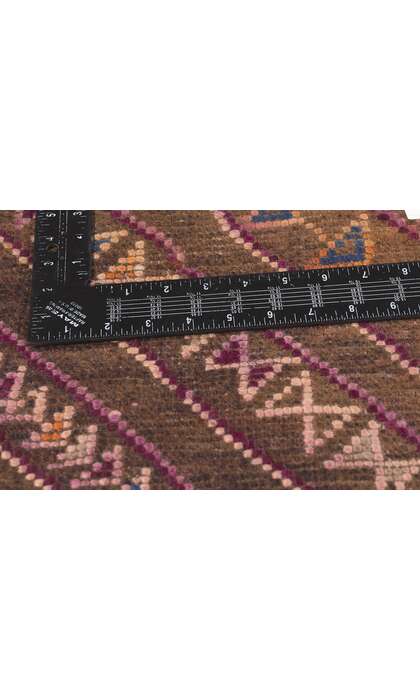 6 x 12 Vintage Brown Beni MGuild Moroccan Rug 20730