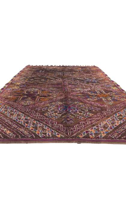 6 x 12 Vintage Brown Beni MGuild Moroccan Rug 20730