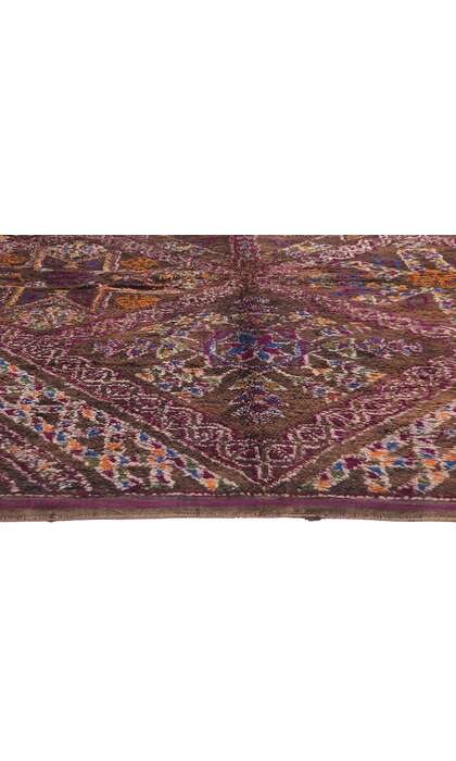 6 x 12 Vintage Brown Beni MGuild Moroccan Rug 20730