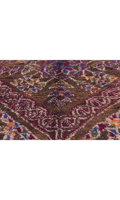 6 x 12 Vintage Brown Beni MGuild Moroccan Rug 20730