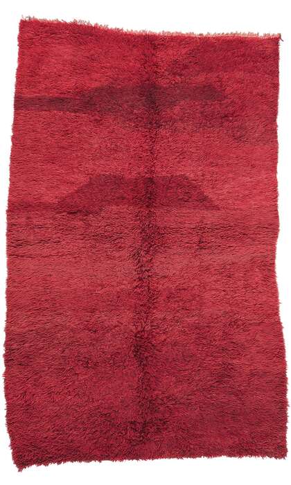 5 x 9 Vintage Red Beni MGuild Moroccan Rug 20942