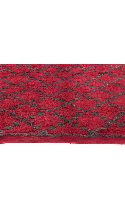 6 x 9 Vintage Red Beni MGuild Moroccan Rug 20975