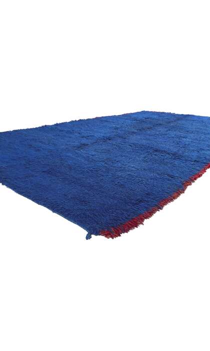 7 x 13 Vintage Blue Beni MGuild Moroccan Rug 20643