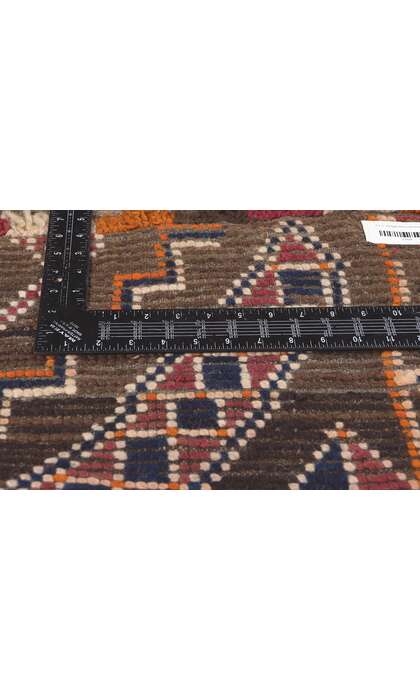 6 x 11 Vintage Brown Beni MGuild Moroccan Rug 21024