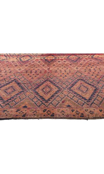 5 x 10 Vintage Purple Beni MGuild Moroccan Rug 21346
