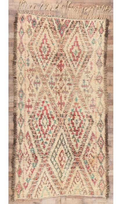 6 x 11 Vintage Beni MGuild Moroccan Rug 21347