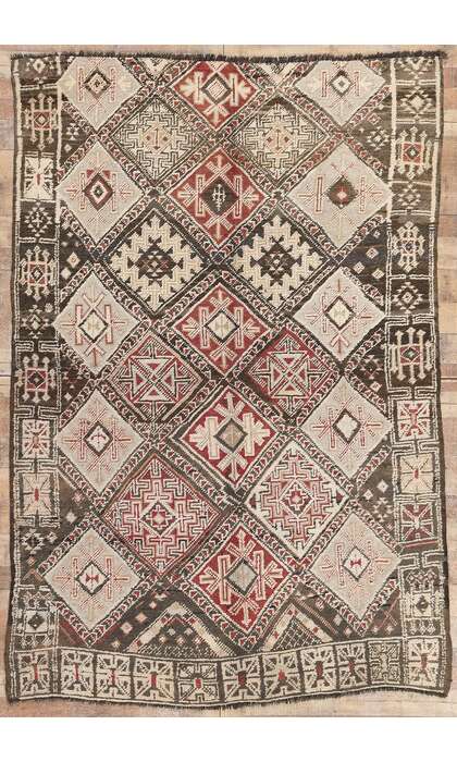 6 x 9 Vintage Beni MGuild Moroccan Rug 20856