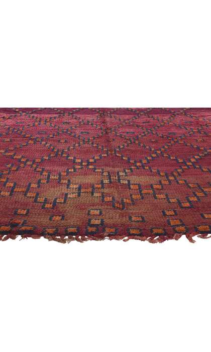 5 x 12 Vintage Purple Beni MGuild Moroccan Rug 21267
