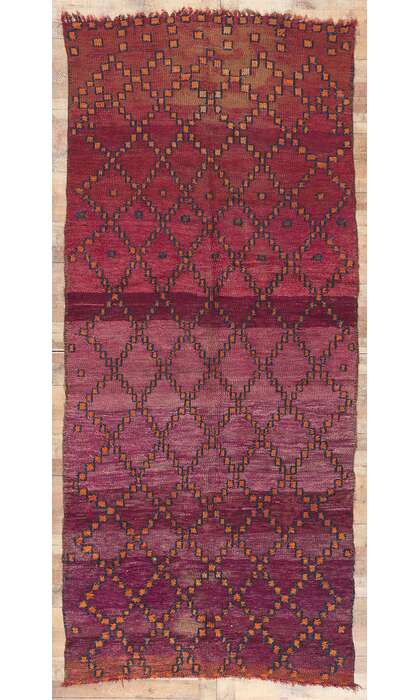 5 x 12 Vintage Purple Beni MGuild Moroccan Rug 21267