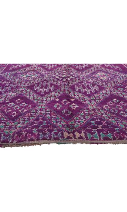 6 x 11 Vintage Purple Beni MGuild Moroccan Rug 20683