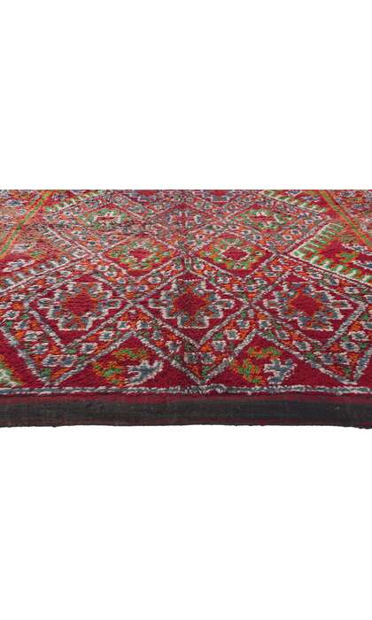 6 x 11 Vintage Red Beni MGuild Moroccan Rug 20940