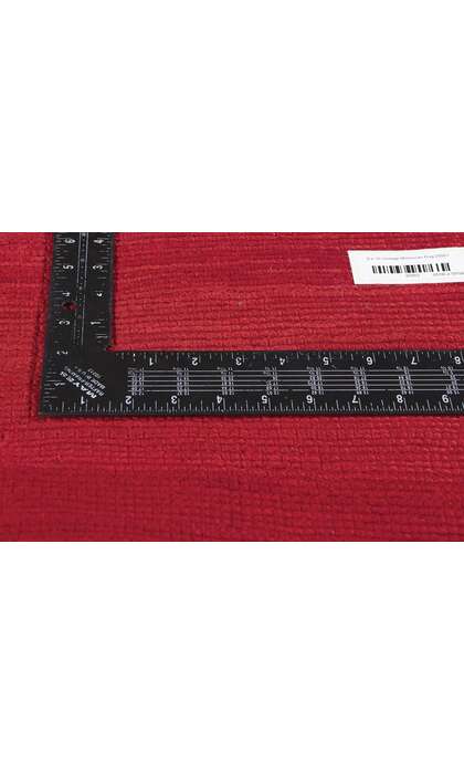 6 x 10 Vintage Red Beni Mrirt Moroccan Rug 20951