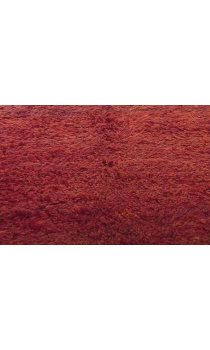 7 x 10 Vintage Red Beni Mrirt Moroccan Rug 20961