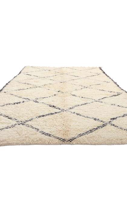 6 x 10 Vintage Moroccan Beni Ourain Rug 20655