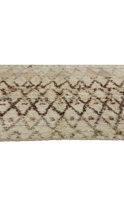 5 x 7 Vintage Neutral Moroccan Beni Ourain Rug 21719