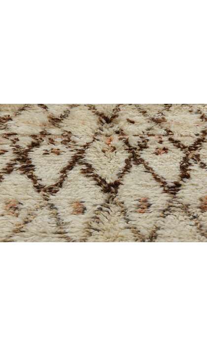 5 x 7 Vintage Neutral Moroccan Beni Ourain Rug 21719