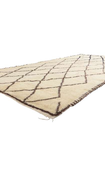 6 x 11 Vintage Moroccan Beni Ourain Rug 21356