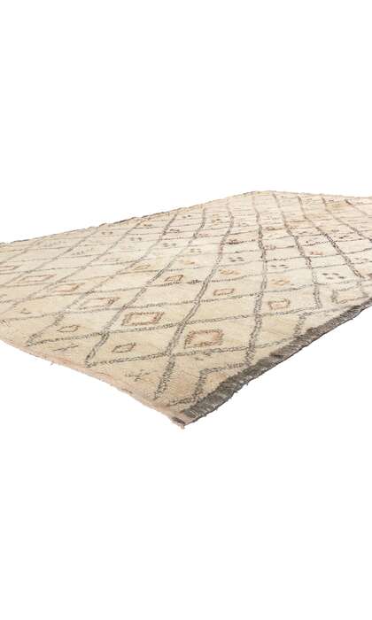 6 x 10 Vintage Moroccan Beni Ourain Rug 21400