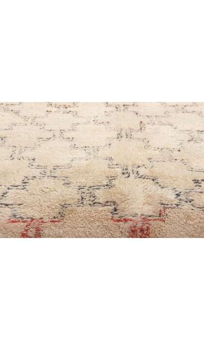 6 x 13 Vintage Moroccan Beni Ourain Rug 21004