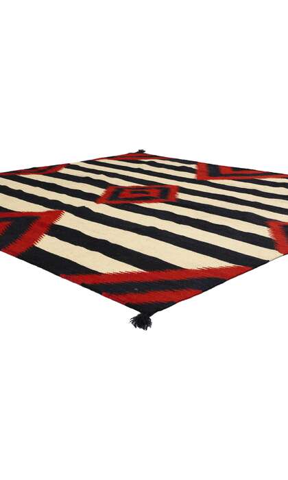 6 x 6 Southwest Modern Chief Blanket Navajo-Style Rug 81046