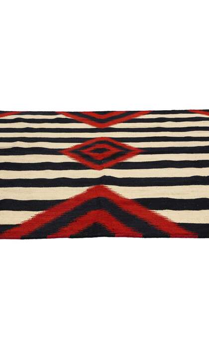6 x 6 Southwest Modern Chief Blanket Navajo-Style Rug 81046