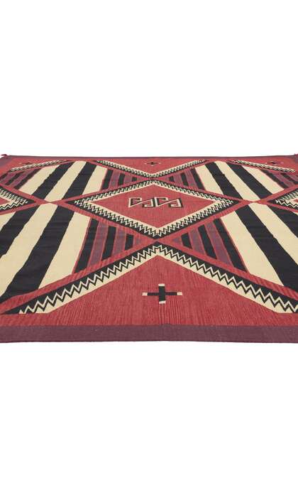 9 x 12 Southwest Modern Chief Blanket Navajo-Style Rug 81029