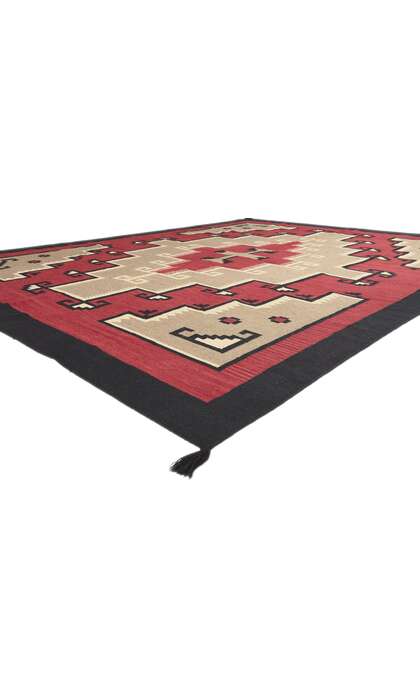 9 x 12 Modern Southwest Red Ganado Navajo-Style Rug 81025