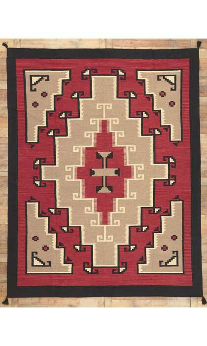 9 x 12 Modern Southwest Red Ganado Navajo-Style Rug 81025