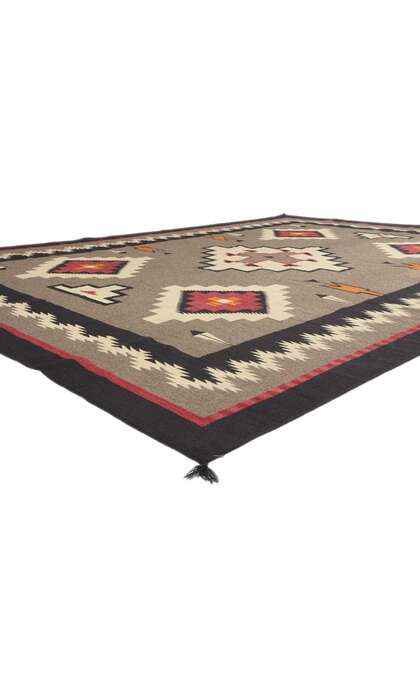 9 x 12 Southwest Modern Teec Nos Pos Navajo-Style Rug 81031