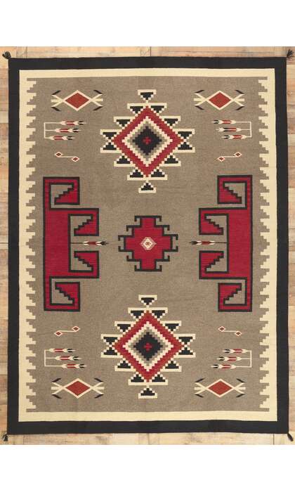​9 x 12 Southwest Modern Teec Nos Pos Navajo-Style Rug 81038​
