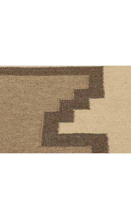 10 x 10 Southwest Modern Two Grey Hills Navajo-Style Rug 81039