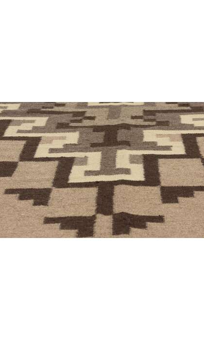 10 x 10 Southwest Modern Two Grey Hills Navajo-Style Rug 81039