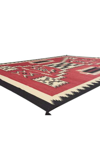 ​​9 x 12 Southwest Modern Red Navajo-Style Rug 81024​